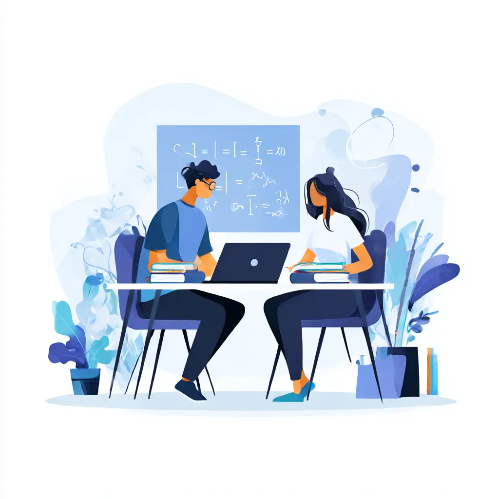 Ilustracja korepetycji z matematyki